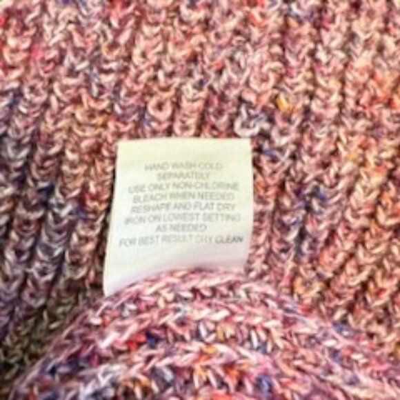 Pinque brand pink knit mock neck sweater. Size Small. - Picture 7 of 12